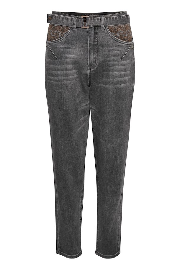 Black Denim Jeans - Mom Fit – Køb Grey Denim CRSasha Jeans - Mom Fit fra