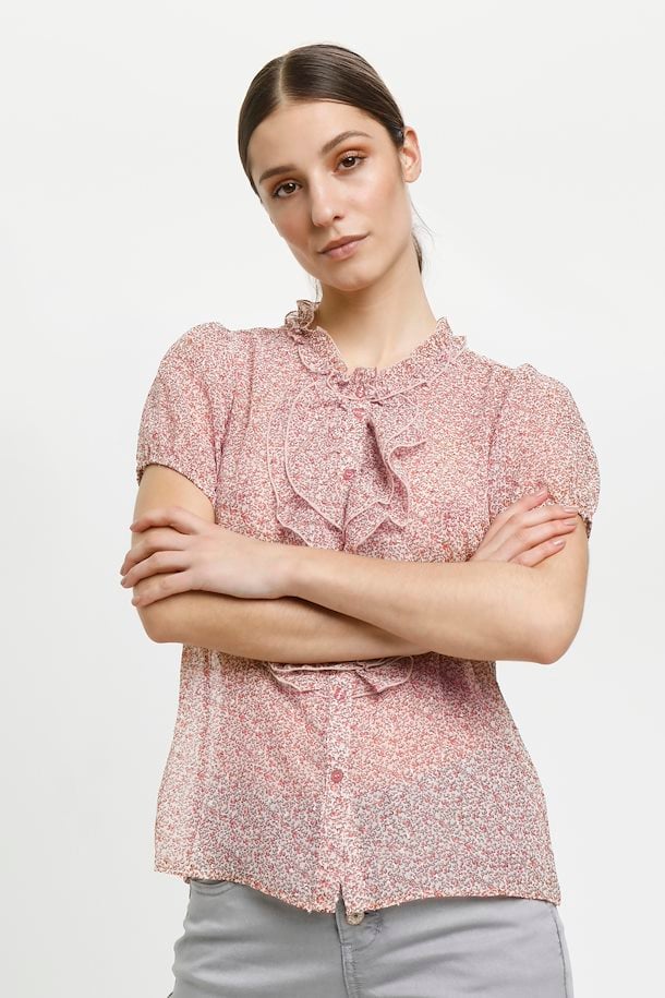 Cream Coral Dot CRKinia SS Blouse with short sleeve – Shop Coral Dot ...