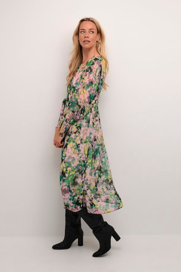 Cream Multi Color Print CRBirgitta Dress – Shop Multi Color Print